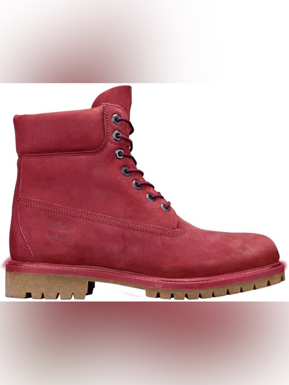 Timberland Men's 6" Premium Waterproof Boot Pomegranate Waterbuck 8.5 D US - Picture 7 of 8